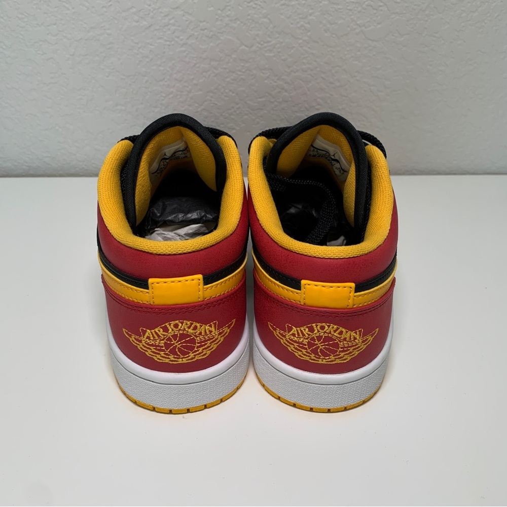 Nike Air Jordan 1 Low 'Gym Red Gold' Men's 8.5 – Rare Colorway – Like New - Picture 4 of 9